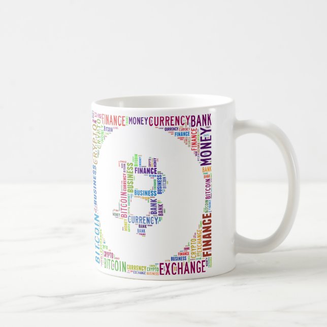 Taza De Café Gráficos del logo de Bitcoin (Derecha)