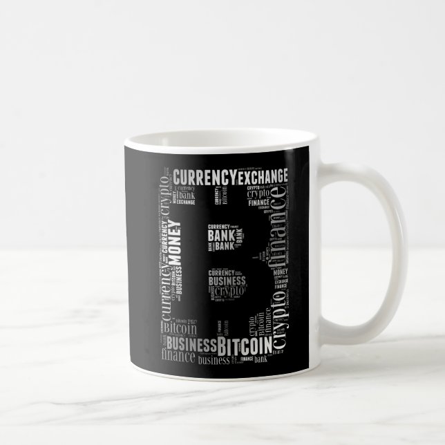 Taza De Café Gráficos del logo de Bitcoin (Derecha)