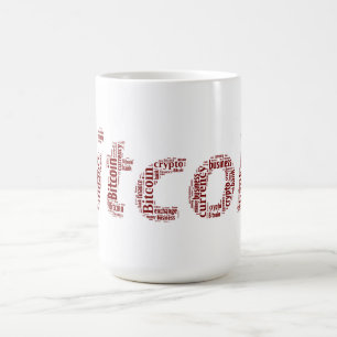 Taza De Café Gráficos del logo de Bitcoin