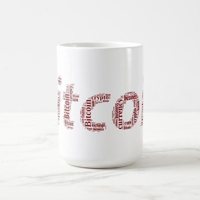 Taza De Café Gráficos del logo de Bitcoin (Centro)