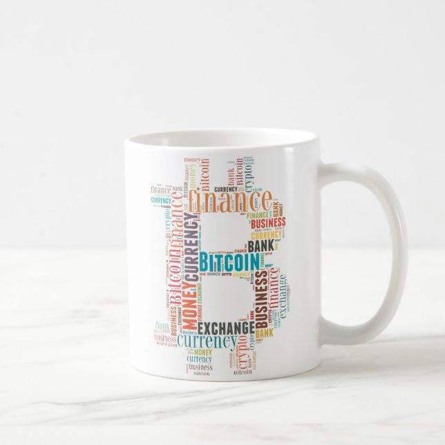 Taza De Café Gráficos del logo de Bitcoin (Derecha)