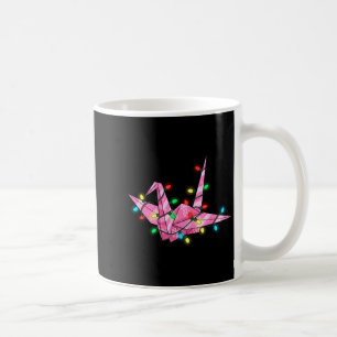 Taza De Café Gráficos divertidos de origami de Navidad para ama
