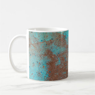 Taza De Café Gráficos luminosos en la pared del abstracto del p
