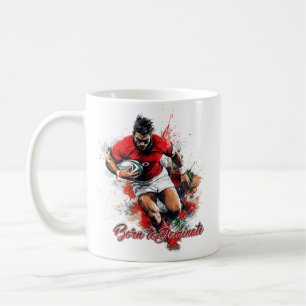Taza De Café Gráficos y texto para aficionados al fútbol
