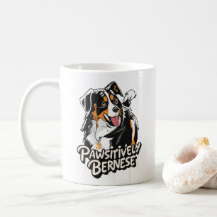Taza De Café Grafiti de Bersitic - Perros amantes de Bernese