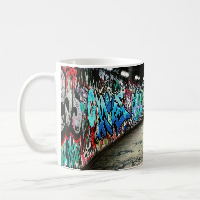 Taza De Café Grafiti del metro (Izquierda)