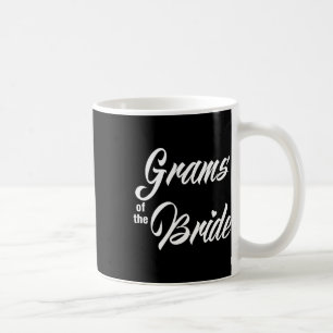 Taza De Café Gramas Del Partido De La Boda De Novias Que Coinci