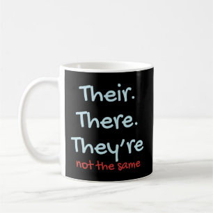 Taza De Café Gramática Inglesa Para Estudiantes Inglés Ahí
