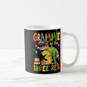 Taza De Café Grammie De Los Tres Rex Dinosaurio Del Niño De Cum