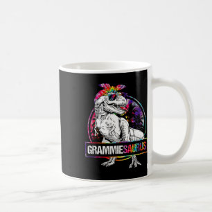 Taza De Café Grammiesaurus Dinosaur Grammie Saurus Corbata a Ju