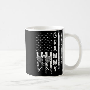 Taza De Café Grammy de bádminton Bandera Americana Navidad Vint