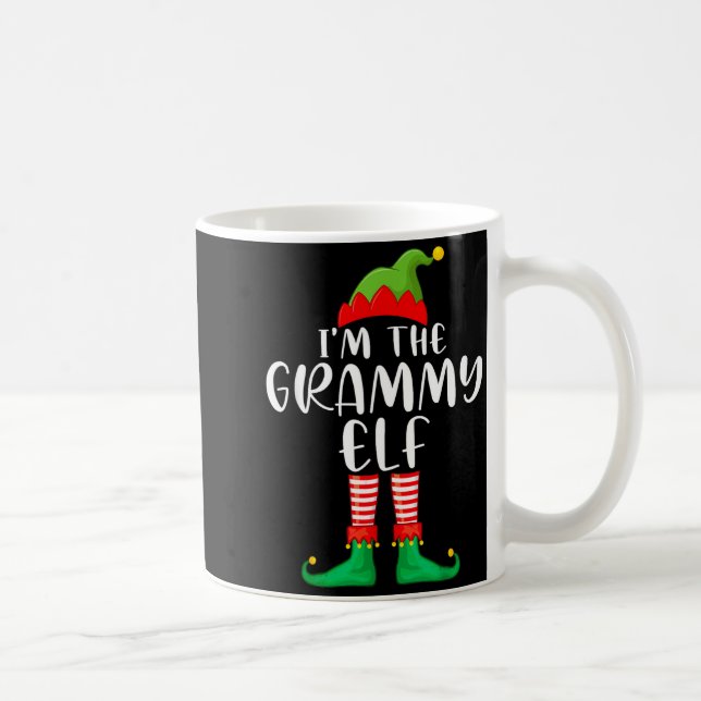 Taza De Café Grammy Elf Matching Family Group Christmas Party P (Derecha)
