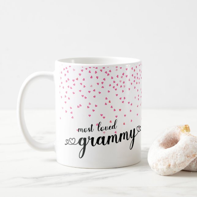 Taza De Café Grammy Más Querido Grammy (Con donut)