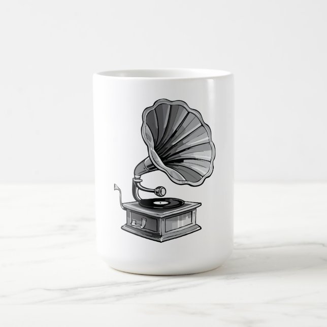 Taza De Café Gramófono (Centro)