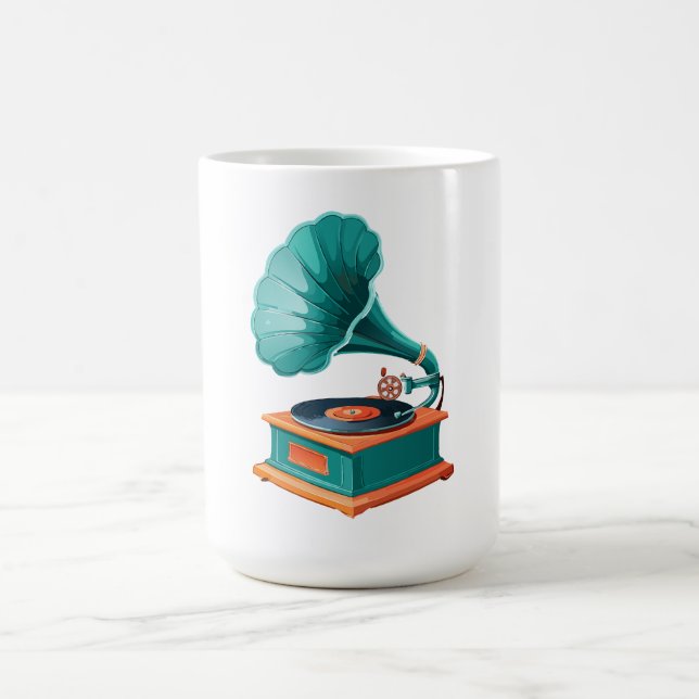 Taza De Café Gramófono (Centro)