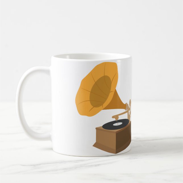 Taza De Café Gramófono (Izquierda)