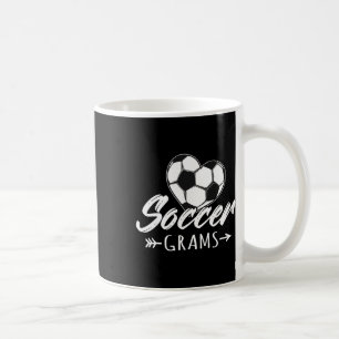 Taza De Café Gramos de fútbol para familias que aman el fútbol