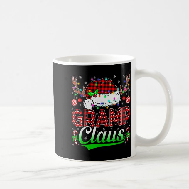Taza De Café Gramp Claus Christmas Lights Matching Family Xmas  (Derecha)