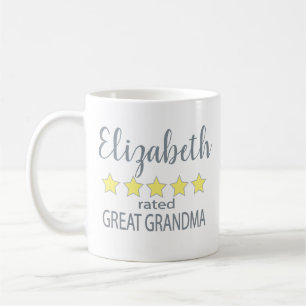 Taza De Café Gran Abuela De 5 Estrellas