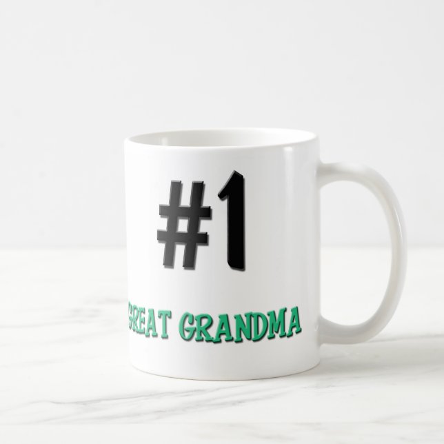 Taza De Café Gran abuela del número 1 (Derecha)