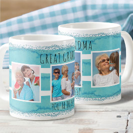 Taza De Café Gran Abuela, eres la mejor - 3 Photo Aqua