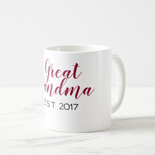 Taza De Café gran abuela est (Anverso derecho)