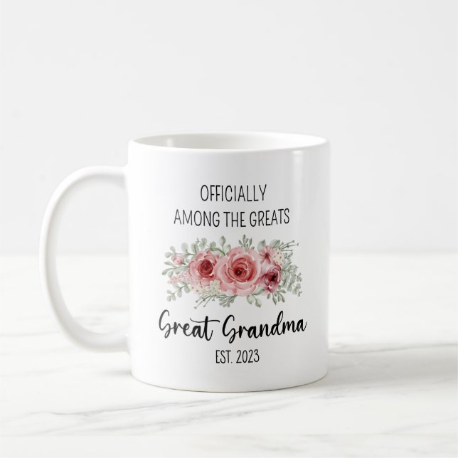 Taza De Café Gran Abuela Mug 2023, Grandes Abuelos 2023 (Izquierda)