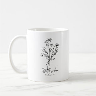 Taza De Café Gran Abuela personalizado Mug, nueva abuela Mug