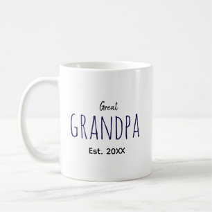 Taza De Café Gran Abuelo Este. 20XX Gran idea de regalo del abu