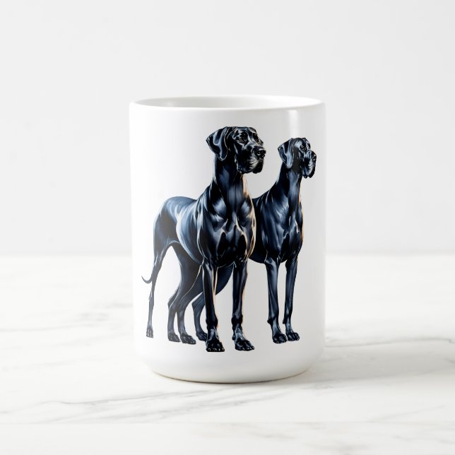 Taza De Café Gran acuarela danesa (Centro)