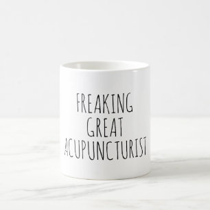 Taza De Café Gran Acupuntura divertida de acupuntor