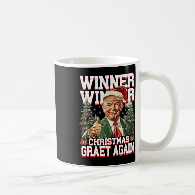 Taza De Café Gran Ag del ganador de Trump con humor (Derecha)