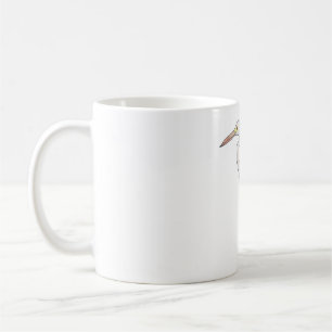 Taza De Café Gran arte de aves de Egret