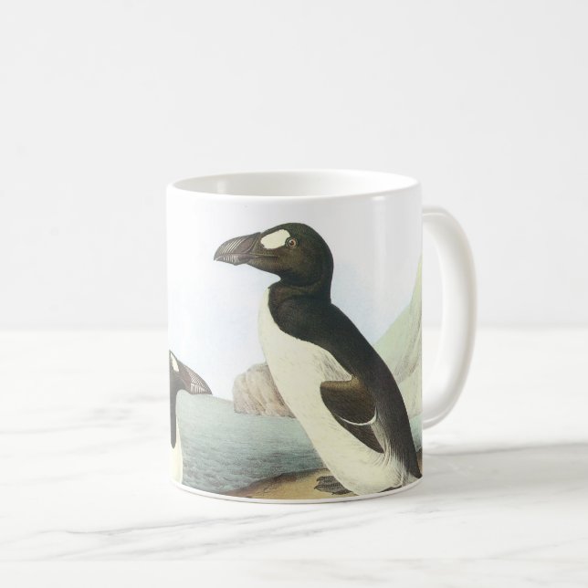 Taza De Café Gran Auk de Audubon (Anverso derecho)