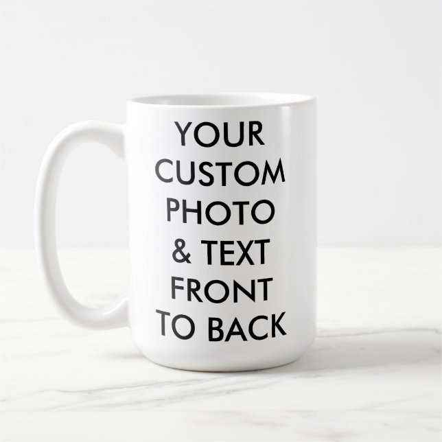 Taza De Café GRAN BOMBA FOTOGRÁFICO personalizado (Izquierda)