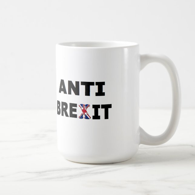 Taza De Café Gran Bretaña anti Brexit (Derecha)
