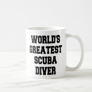 Taza De Café Gran buzo de Scuba del mundo