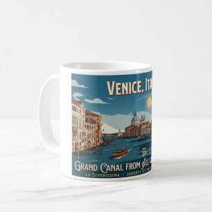 Taza De Café Gran Canal desde el Puente de la Academia, Venecia