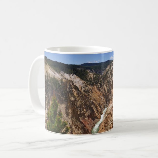 Taza De Café Gran Cañón del Yellowstone (Anverso izquierdo)
