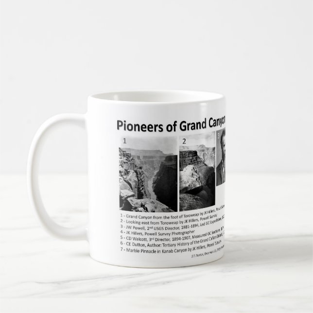 Taza De Café Gran Cañón I - Pioneros de la geología (Izquierda)