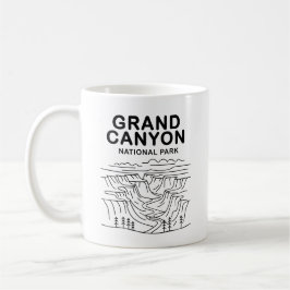 Taza De Café Gran Cañón Parque Nacional de Arte