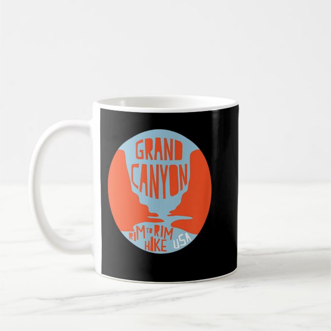 Taza De Café Gran Cañón - Rim to Rim Hike - Estados Unidos (Izquierda)