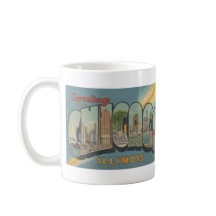 Gran Carta Chicago Postcard 1944