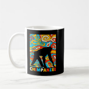 Taza De Café Gran Costuma de mono de diseño de chimpancé