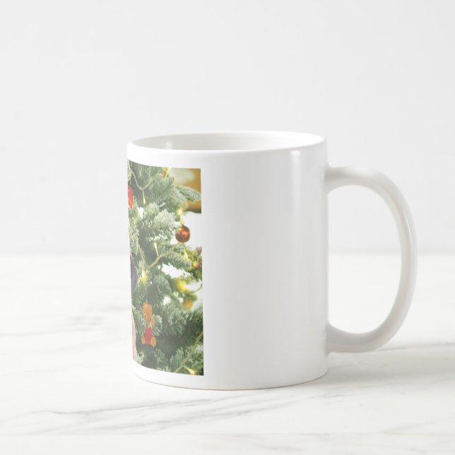 Taza De Café Gran dane con árbol de Navidad Cajas de regalo San (Derecha)