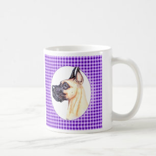 Taza De Café Gran Dane Fawn Purple