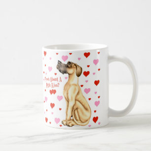 Taza De Café Gran Dane Fawn UC Kiss