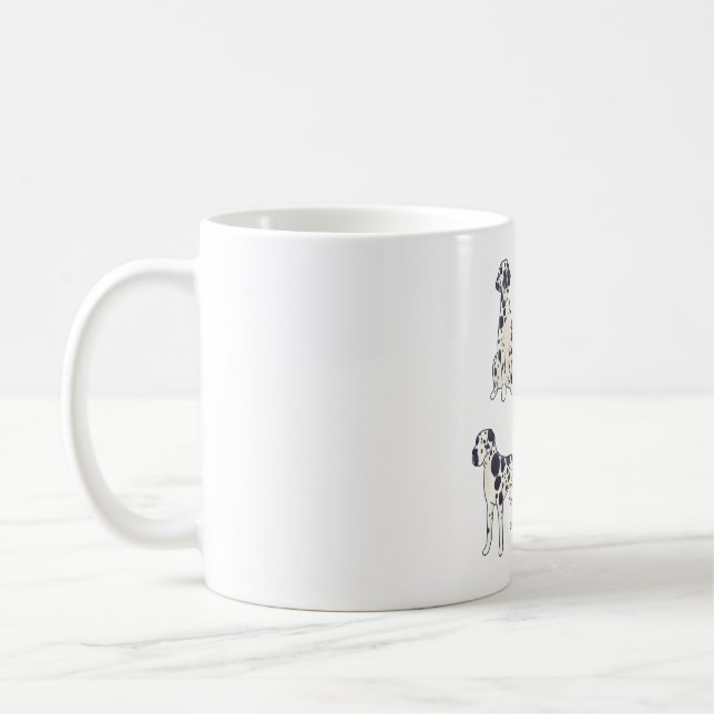 Taza De Café Gran dane Magic (Izquierda)