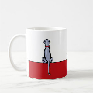 Taza De Café Gran Dane Sit Blue UC Café Mug