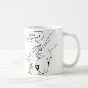 Taza De Café Gran dane y blanco chihuahua